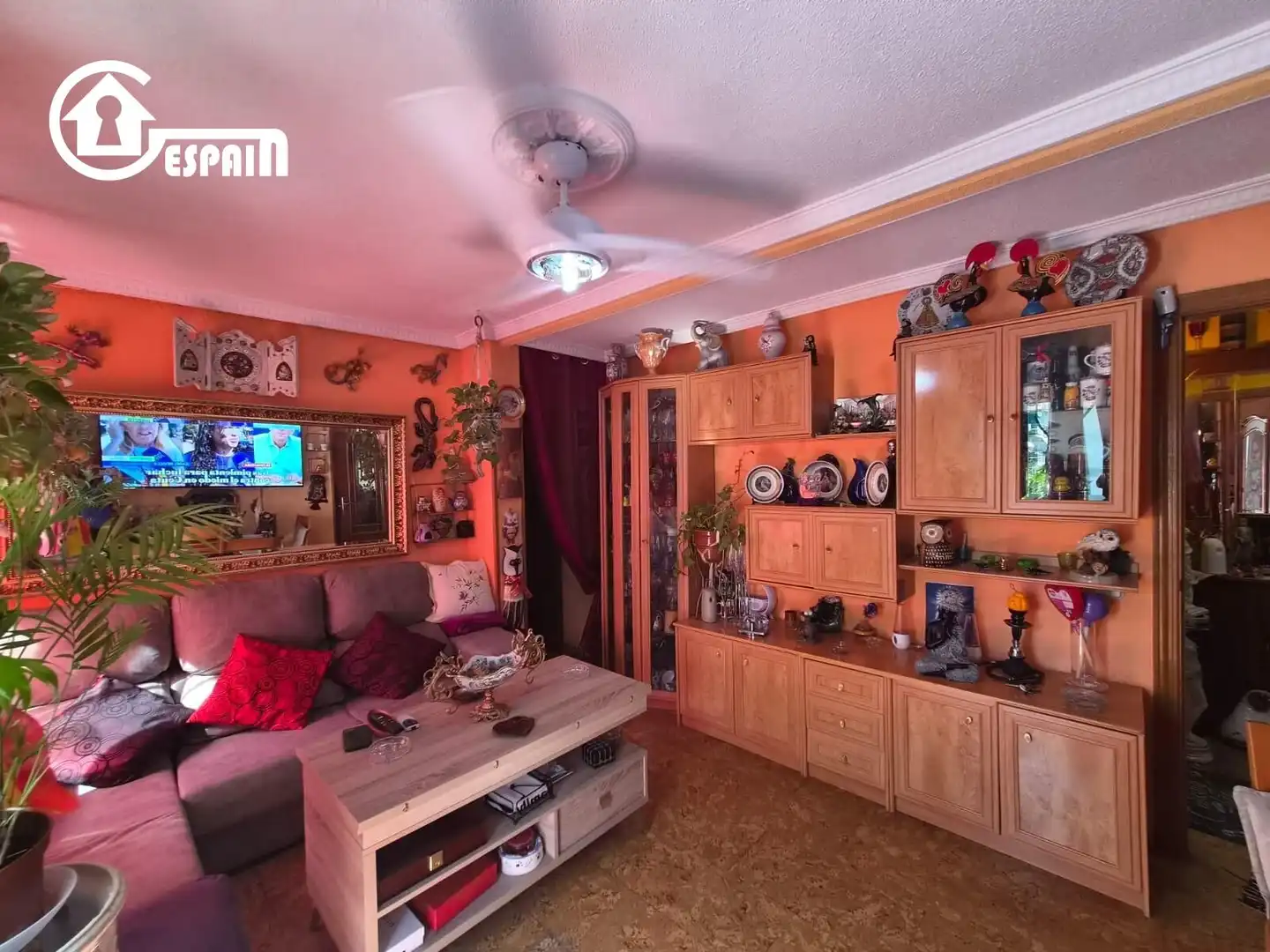 Sala de estar de Piso en venta en Móstoles con Aire acondicionado, Calefacción y Terraza