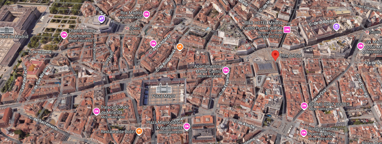 Exterior view of Office for sale in  Madrid Capital  with Heating and Furnished