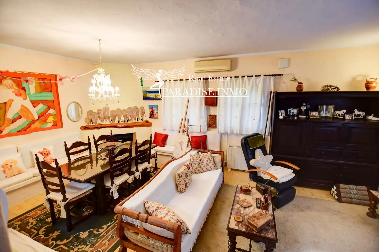 Sala de estar de Casa o chalet en venta en Sant Joan de Labritja con Aire acondicionado, Calefacción y Terraza