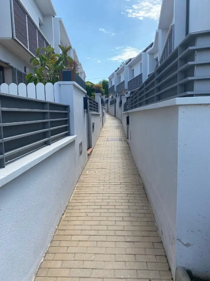 Exterior view of Detached homes for sale in Roda de Berà  with Air Conditioner, Parquet flooring and Terrace