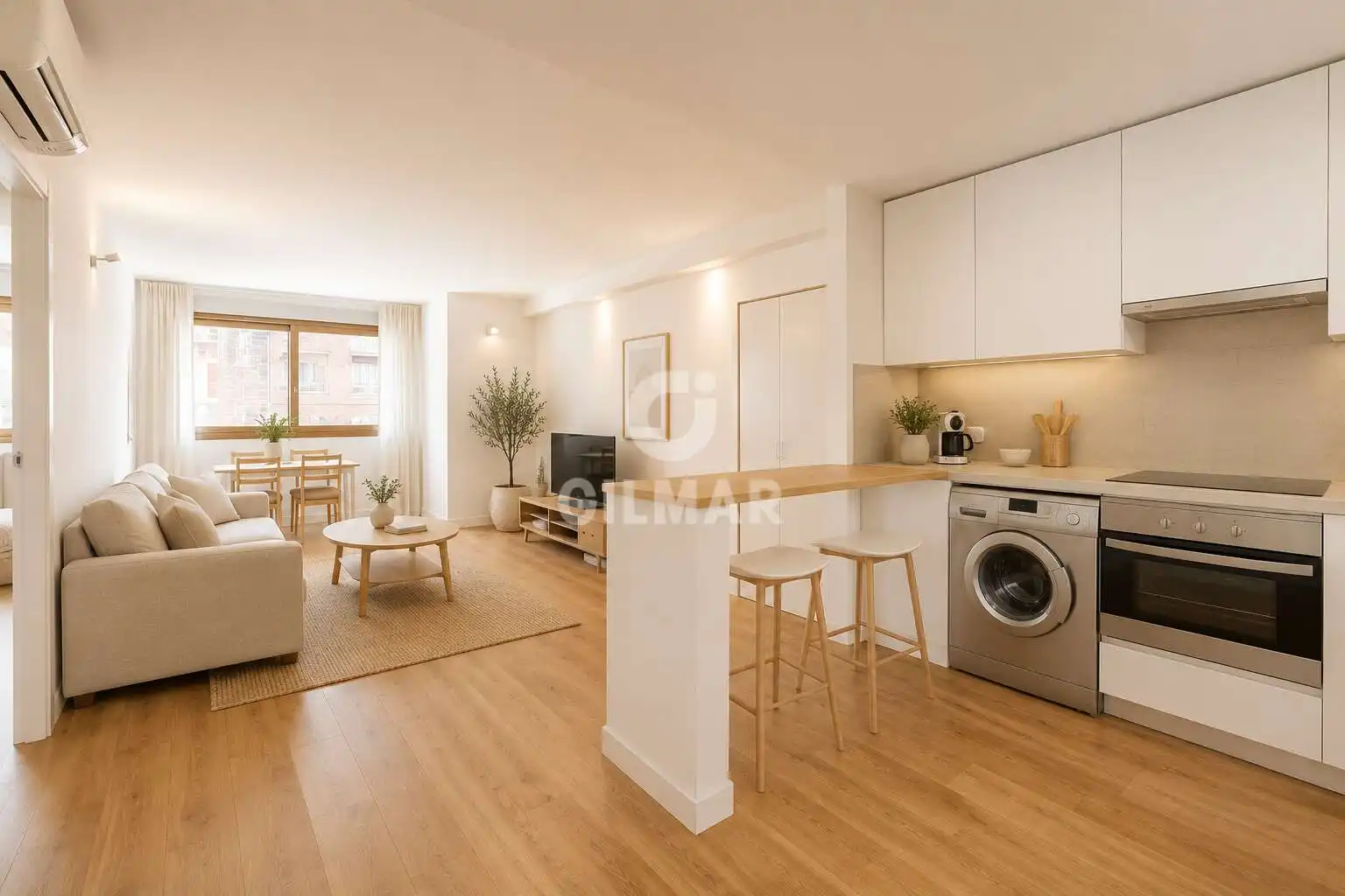 Living room of Flat for sale in Madrid  with Heating