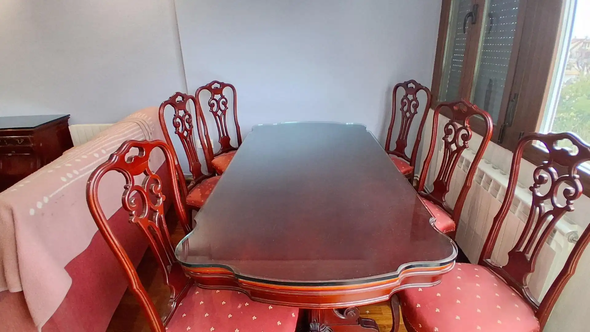 Esszimmer von Einfamilien-Reihenhaus zum Verkauf in Cabrerizos mit Heizung, Abstellraum und Schwimmbad