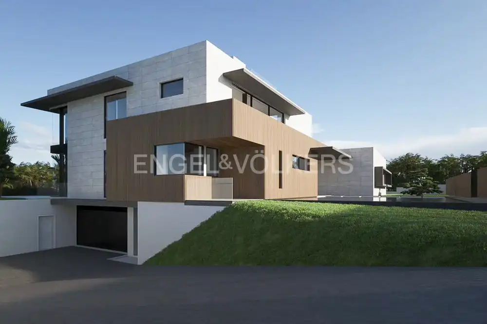 Vista exterior de Casa o xalet en venda en Godella amb Aire condicionat, Calefacció i Jardí privat