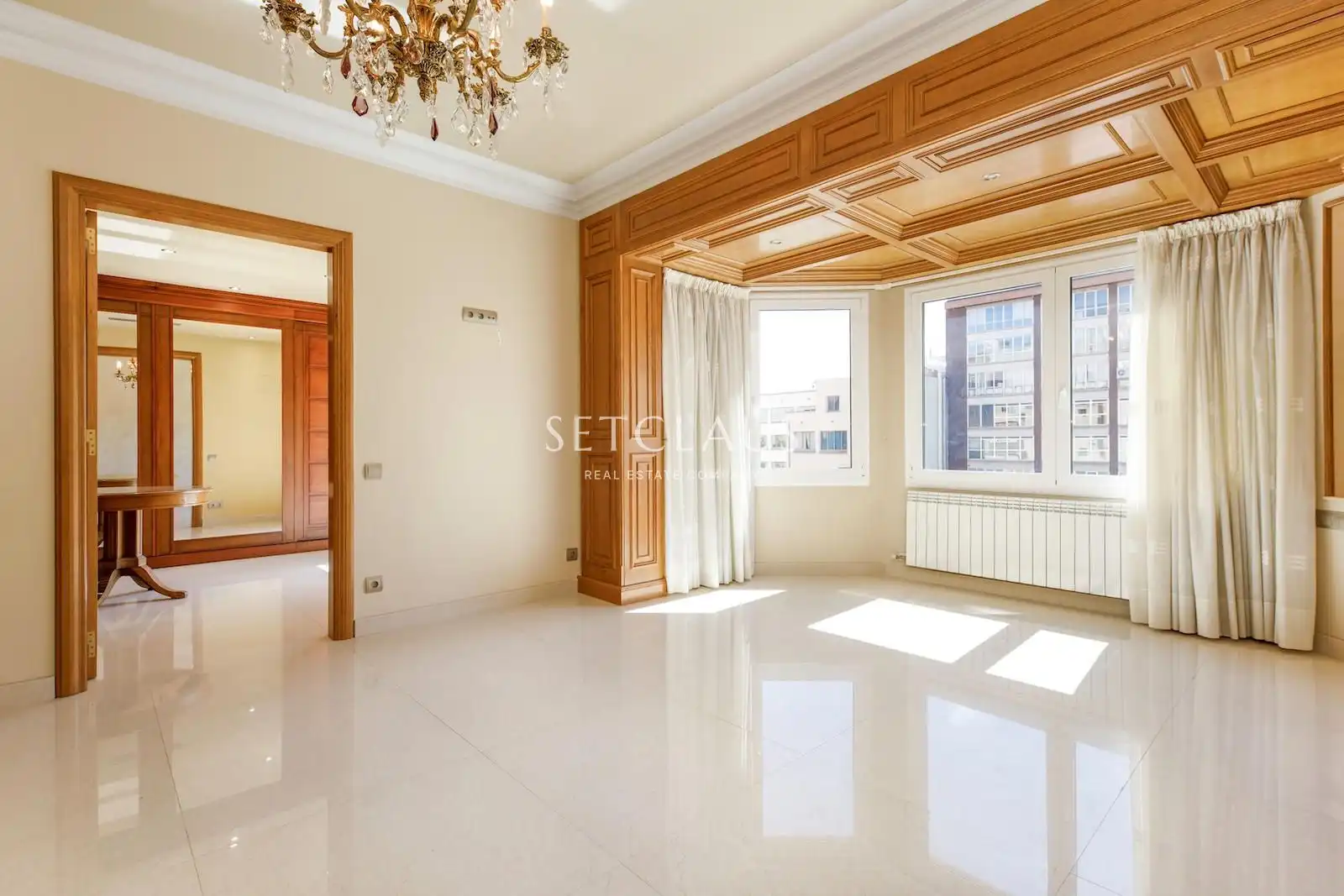 Living room of Flat for sale in Barcelona  with Air Conditioner and Alarm