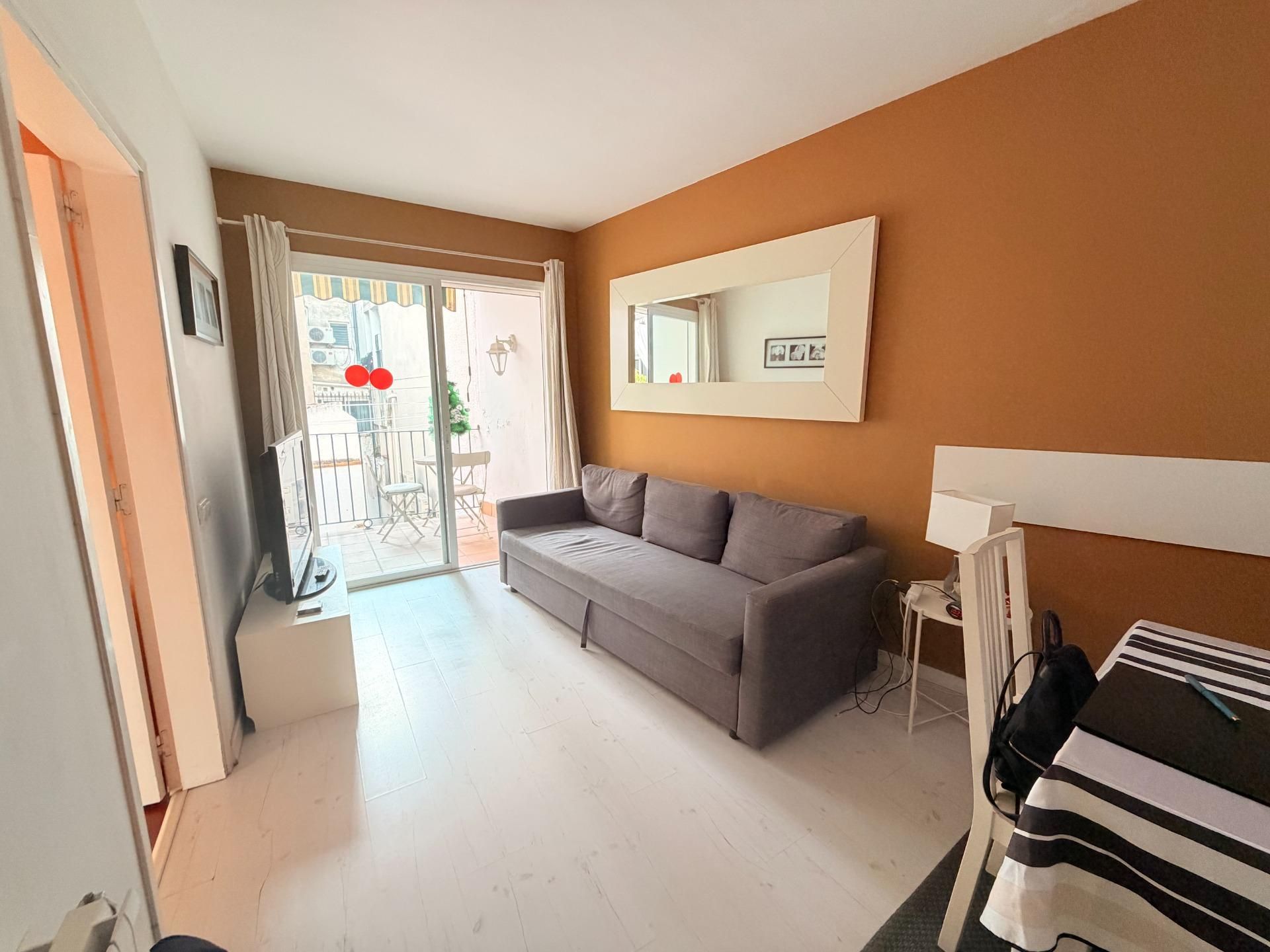 Sala d'estar de Pis en venda en Sitges amb Calefacció, Terrassa i Balcó