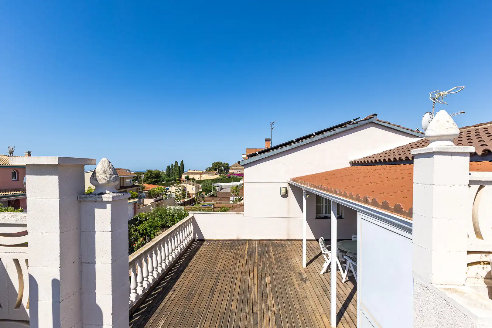 Terraza de Casa o chalet en venta en Cubelles con Aire acondicionado, Calefacción y Jardín privado