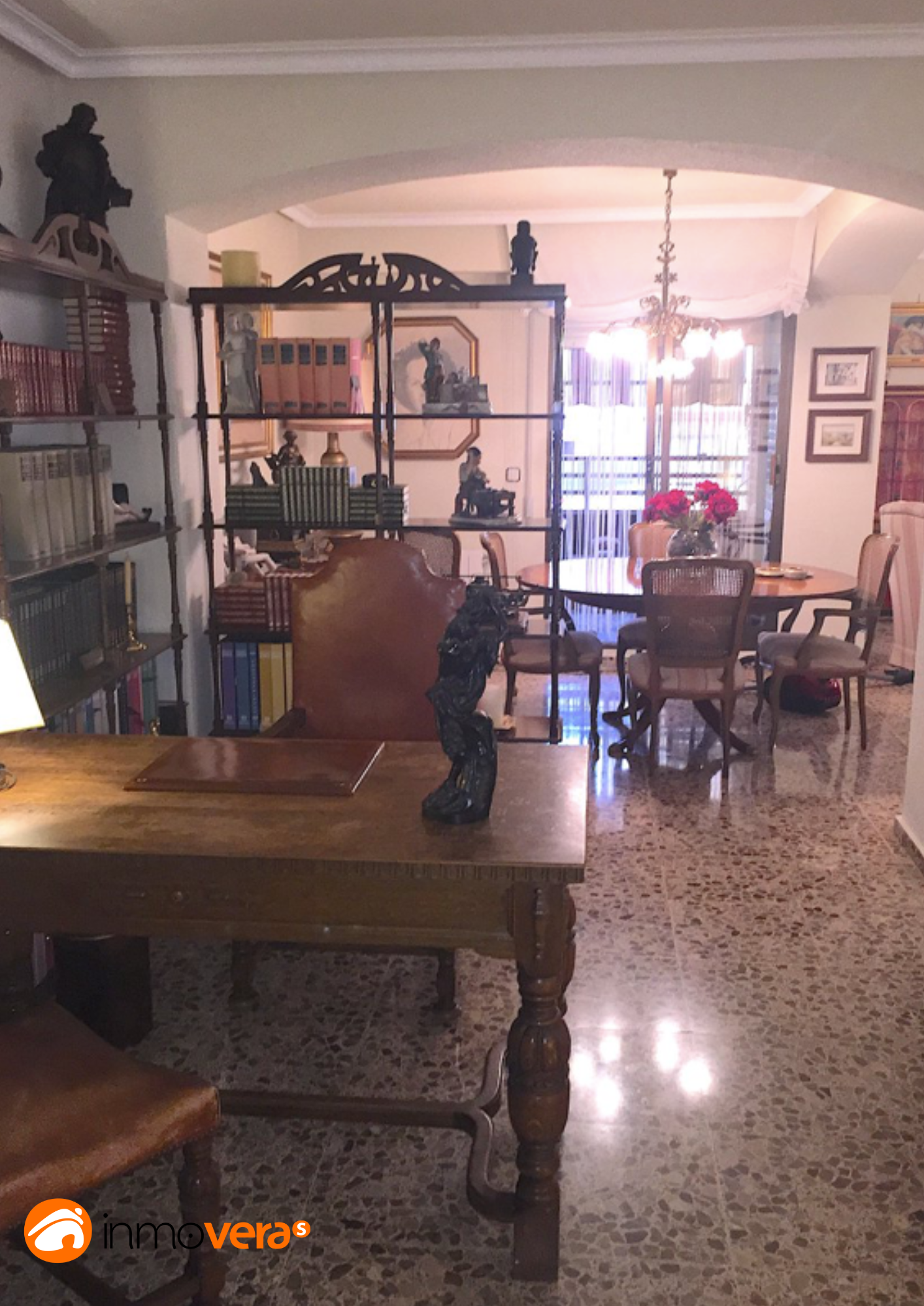 Living room of Flat for sale in Elda  with Air Conditioner and Furnished