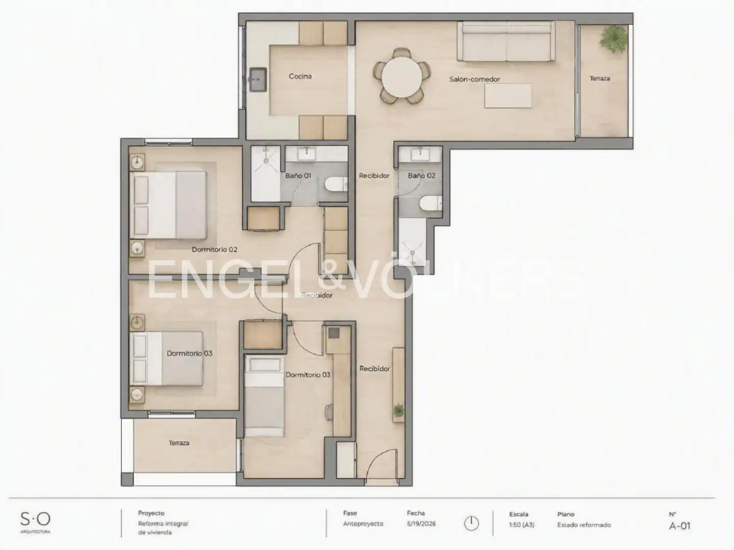 Piso en venta en Madrid con Aire acondicionado, Calefacción y Parquet