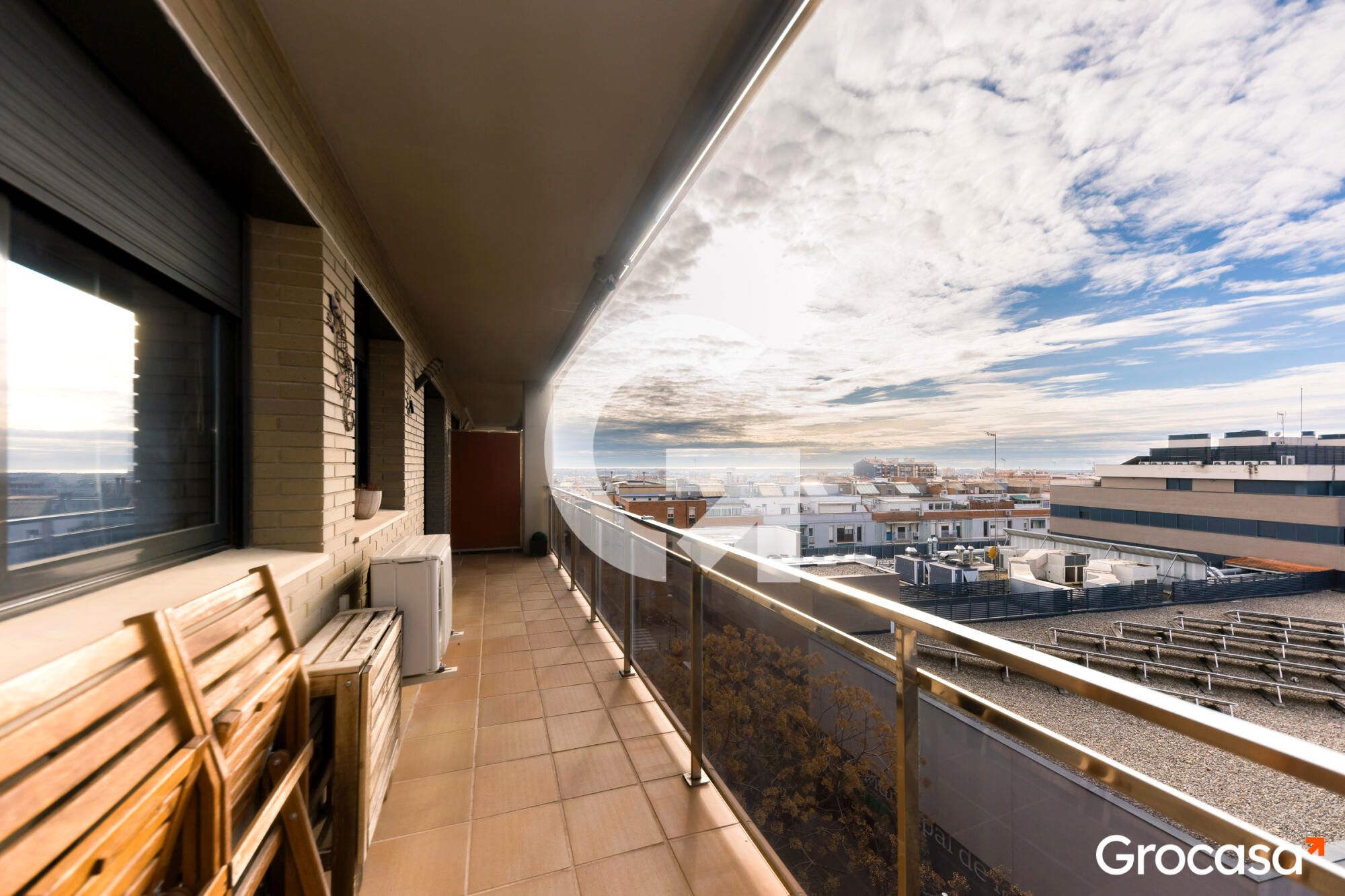 Terrace of Flat for sale in Viladecans  with Air Conditioner, Heating and Oven