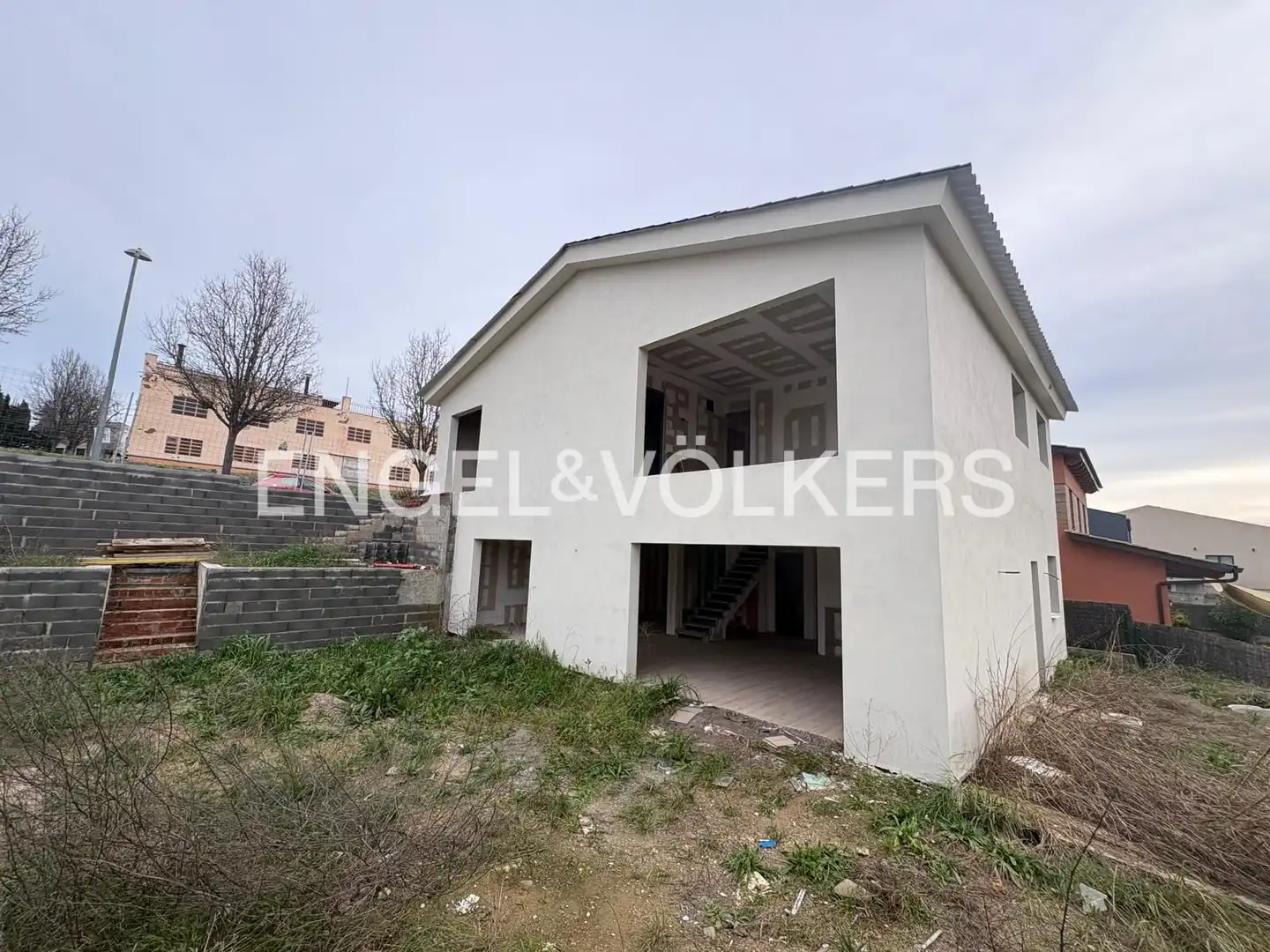 Exterior view of Houses for sale in La Roca del Vallès  with Air Conditioner, Heating and Private garden