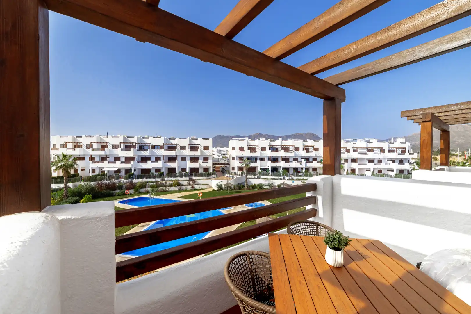 Mini appartamento di nuova costruzione con terrazza in vendita a San Juan de los Terreros