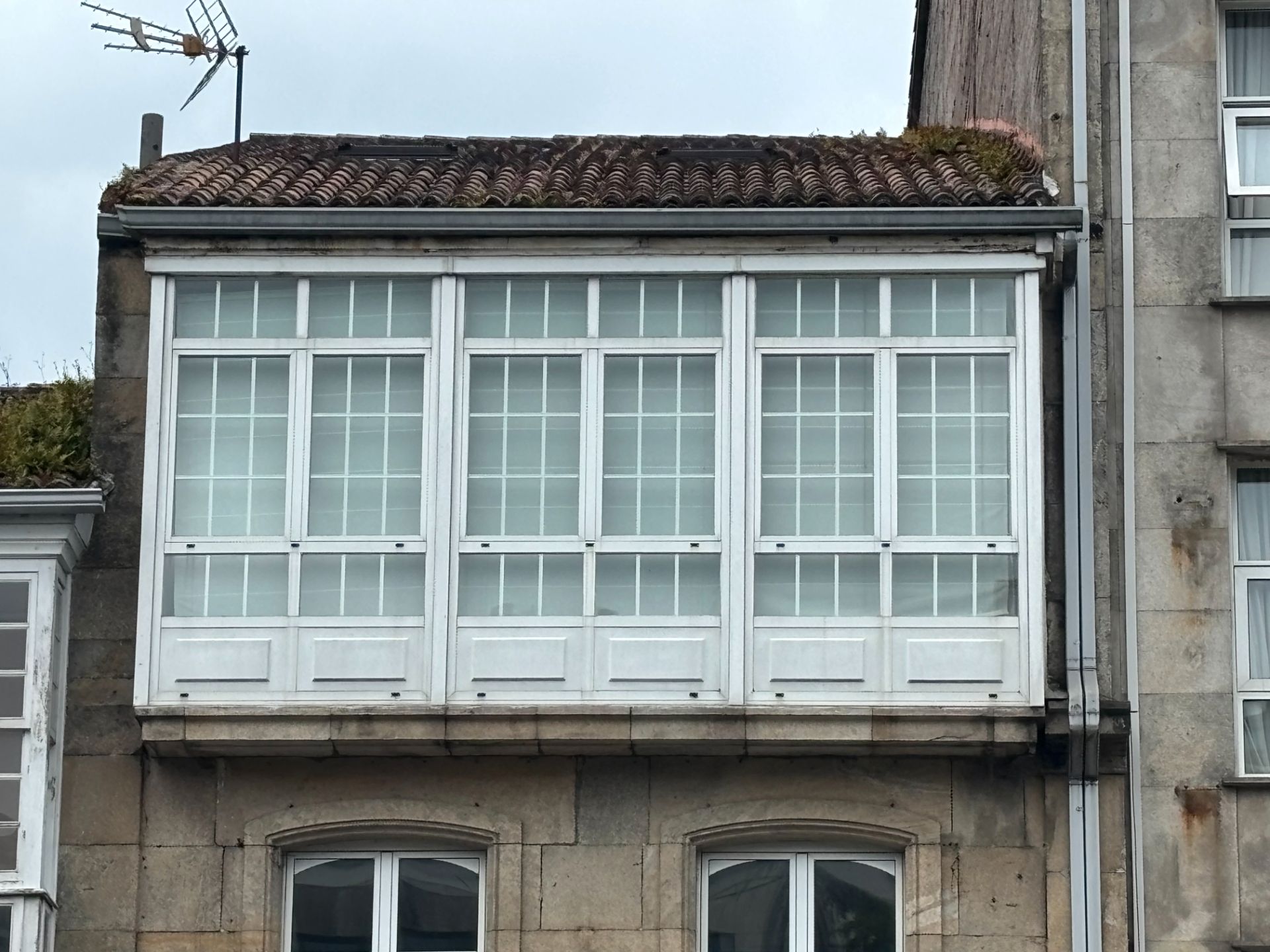 Exterior view of Duplex for sale in Santiago de Compostela   with Heating and Furnished