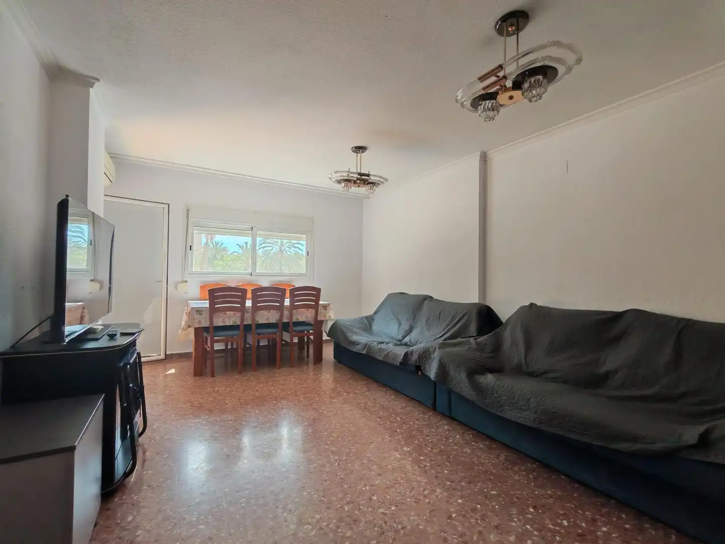 Living room of Flat for sale in Xirivella  with Air Conditioner, Terrace and Balcony