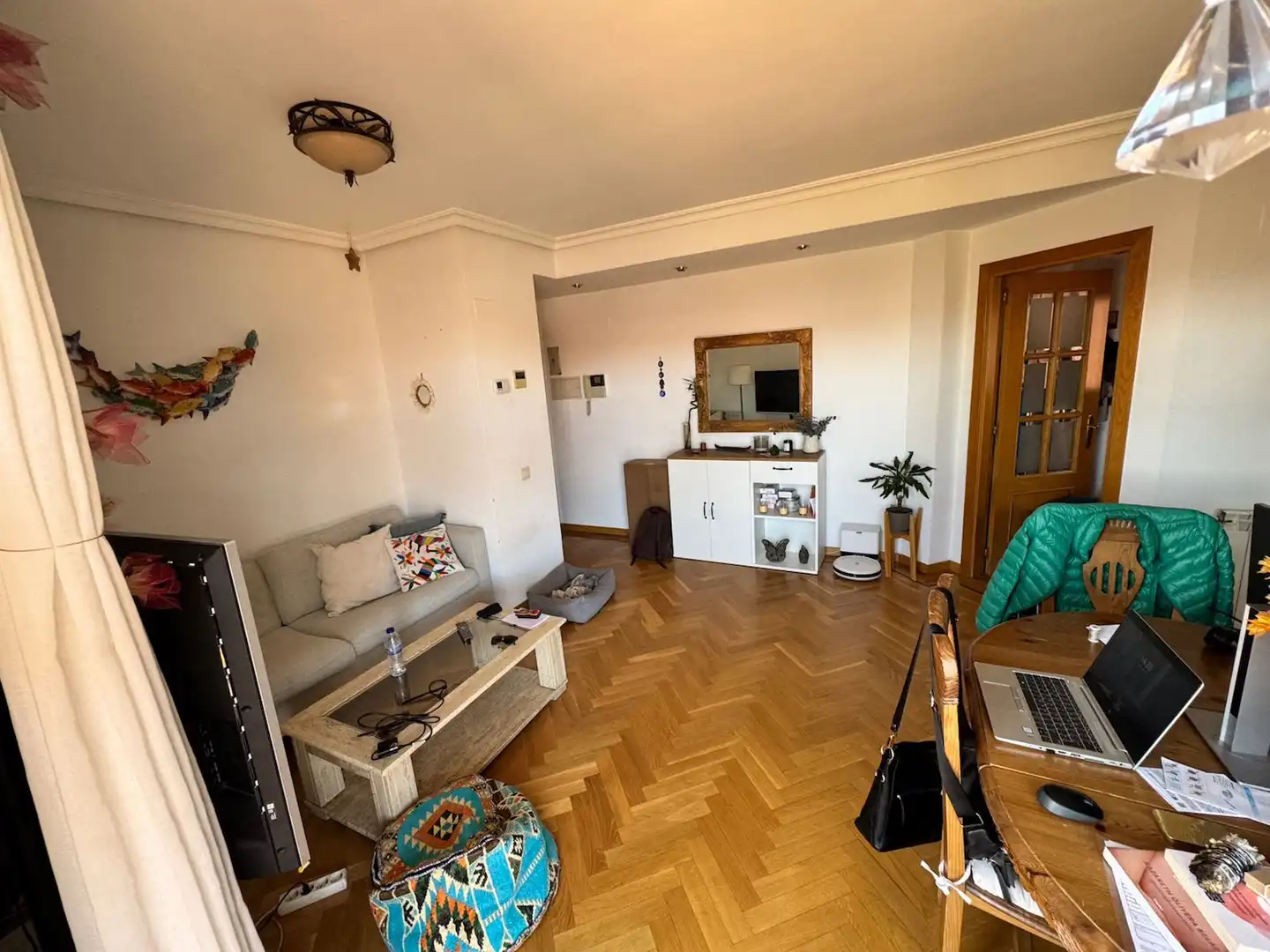 Sala de estar de Ático en venta en Madrid con Terraza, Trastero y Piscina