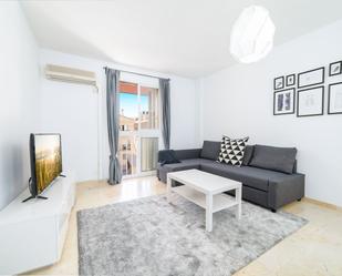 Living room of Flat to rent in Málaga Capital  with Air Conditioner, Heating and Parquet flooring