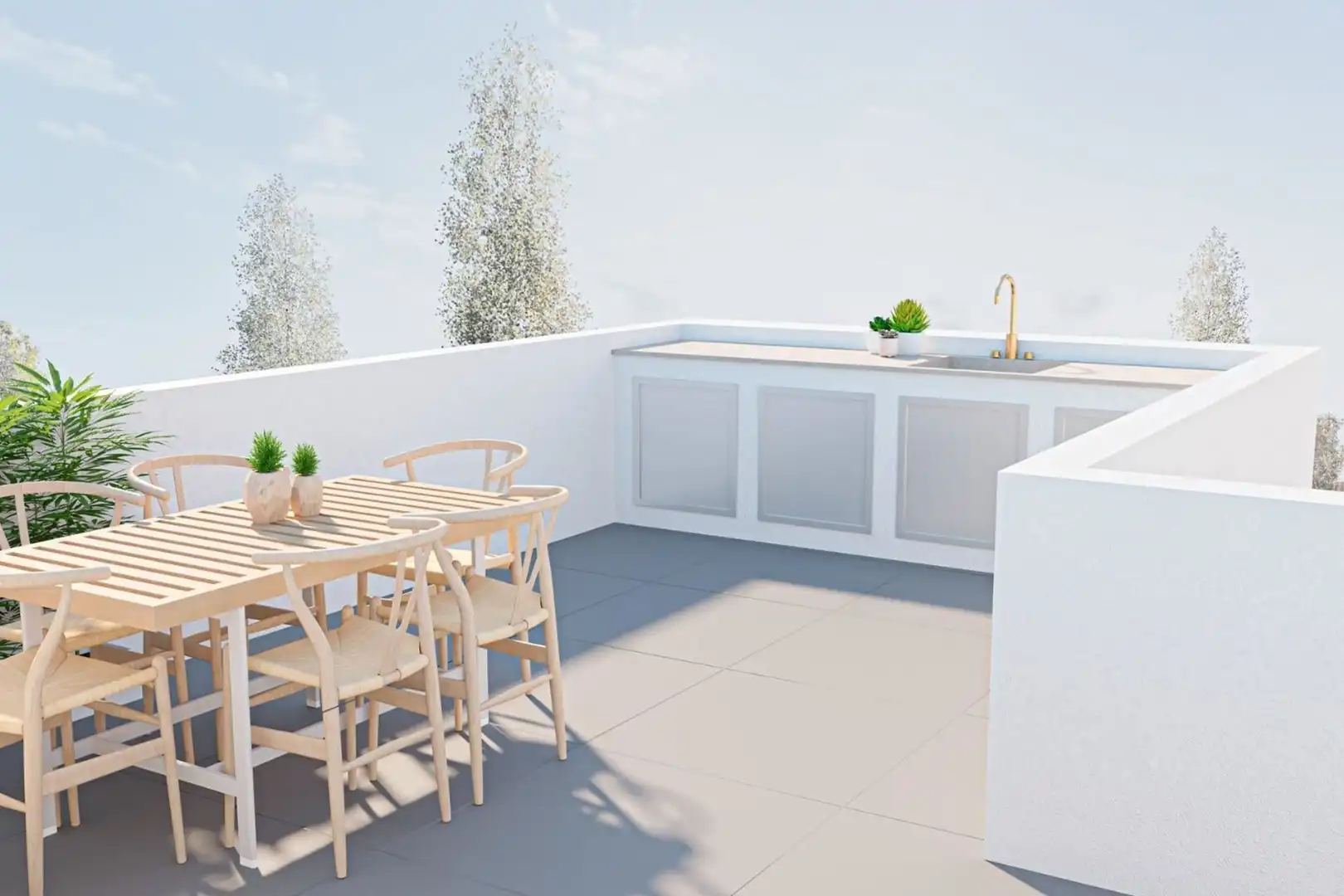Terraza de Casa adosada en venta en San Pedro del Pinatar