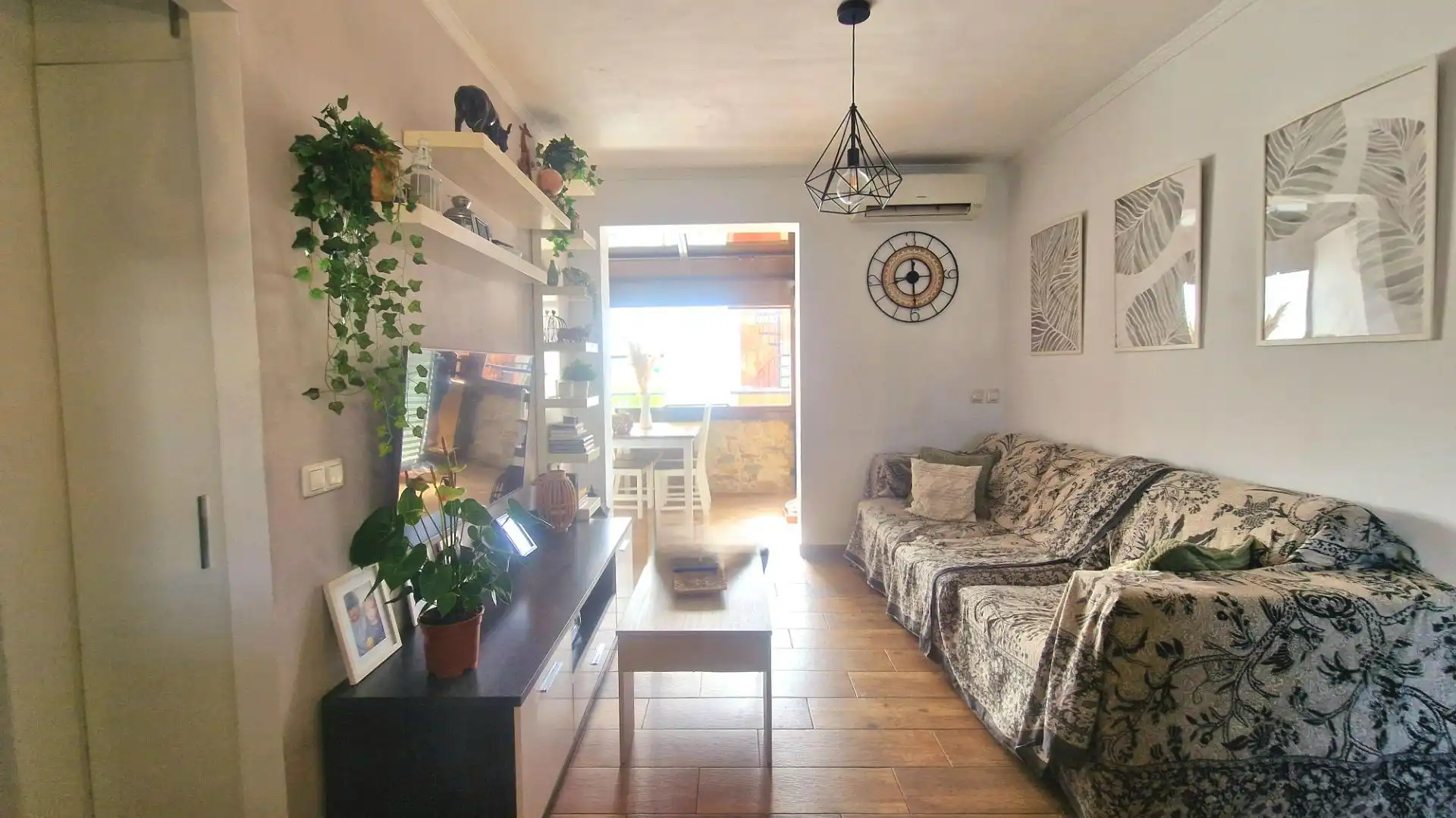 Sala de estar de Piso en venta en Mijas con Aire acondicionado, Calefacción y Terraza