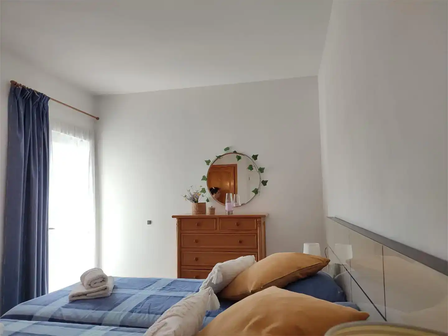 Bedroom of Flat for rent in Pollença  with Air Conditioner, Private garden and Furnished