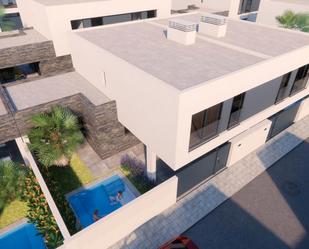 Exterior view of Single-family semi-detached for sale in Huércal de Almería  with Private garden, Terrace and Home automation