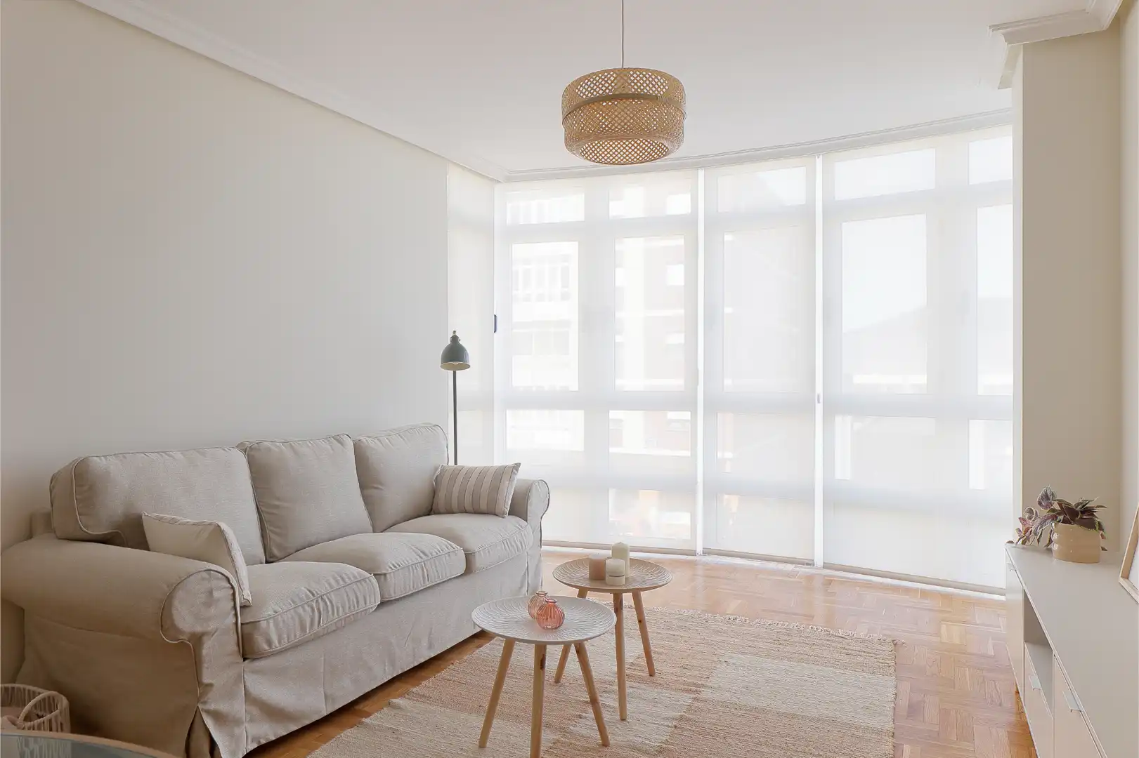 Sala de estar de Piso de alquiler en Avilés con Calefacción, Parquet y Terraza