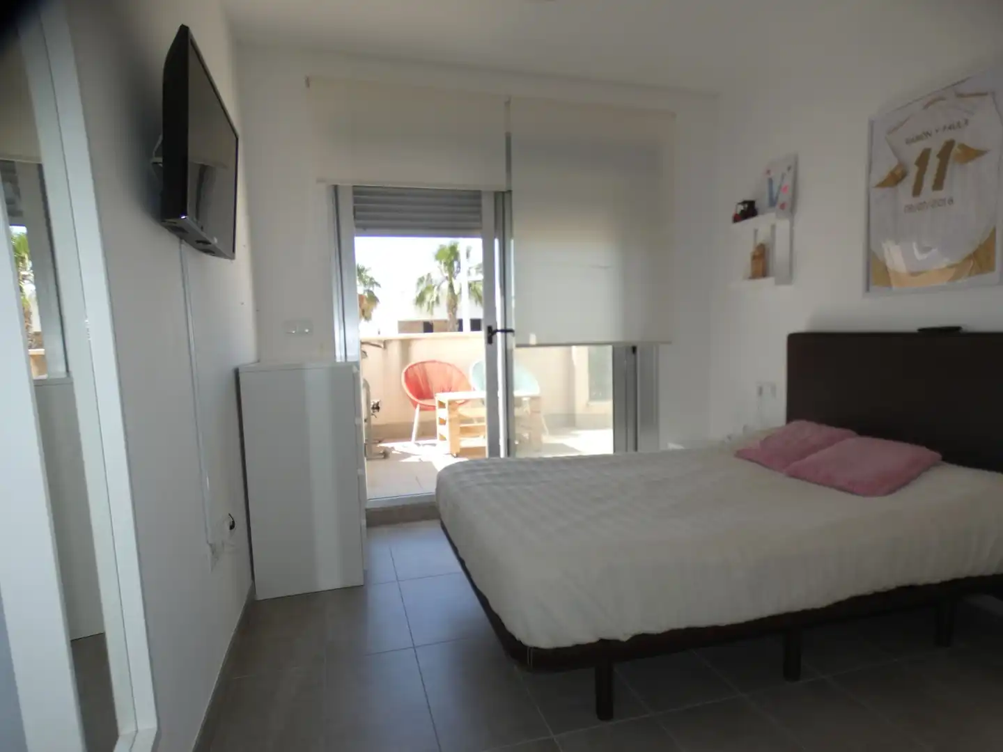 Habitación de Casa adosada en venta en San Pedro del Pinatar con Aire acondicionado, Calefacción y Jardín privado