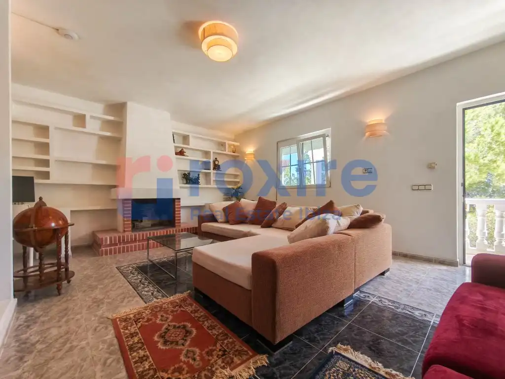 Sala d'estar de Casa o xalet de lloguer en Sant Josep de sa Talaia amb Aire condicionat, Jardí privat i Terrassa