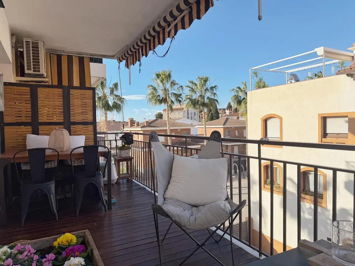 Terrace of Study for sale in Roda de Berà  with Air Conditioner, Heating and Parquet flooring