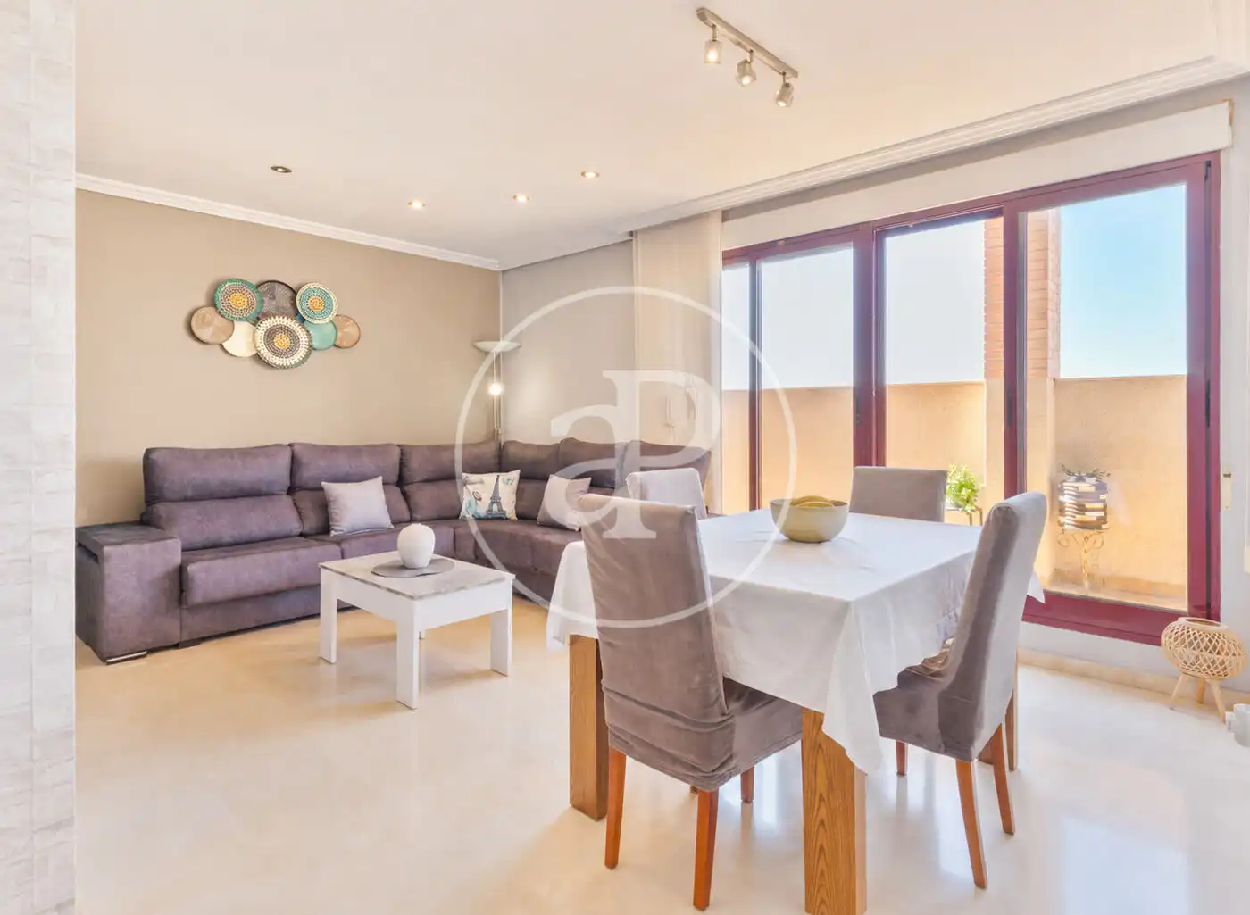 Sala de estar de Ático en venta en Campanar