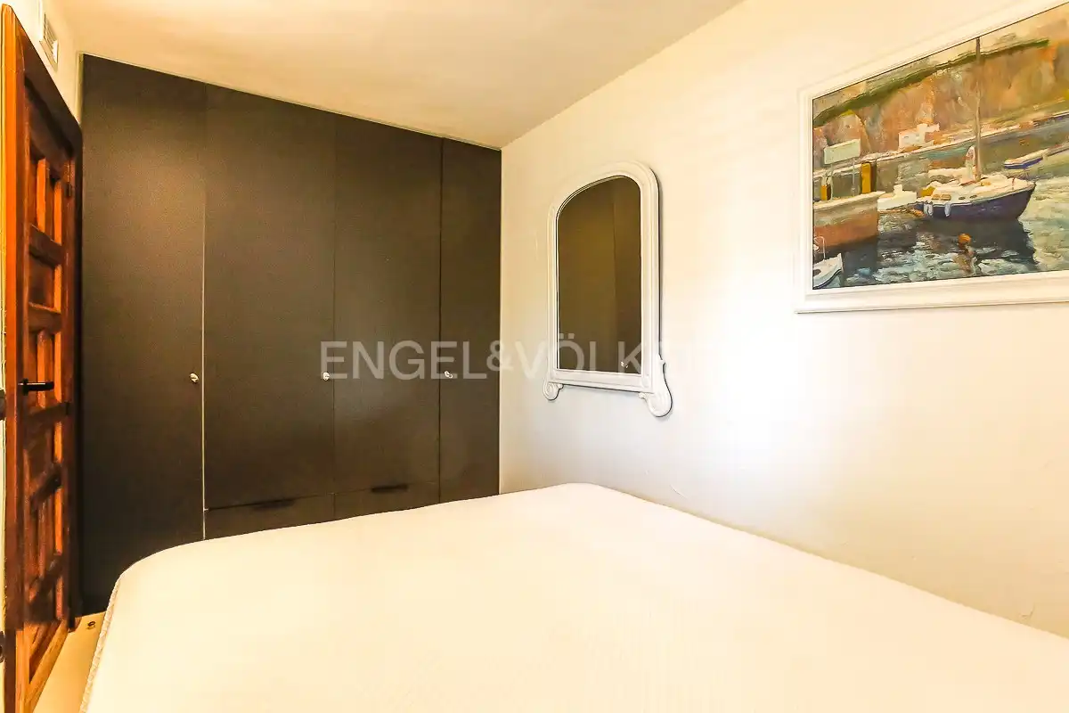 Schlafzimmer von Wohnung zur Miete in Sitges mit Klimaanlage, Heizung und Schwimmbad