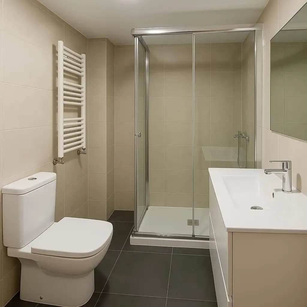 Baño de Piso de alquiler en Mollet del Vallès con Aire acondicionado, Calefacción y Parquet