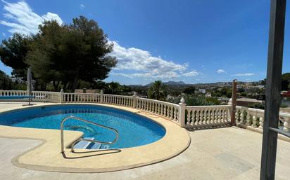 Swimming pool of House or chalet for sale in Moraira  with Air Conditioner, Heating and Terrace