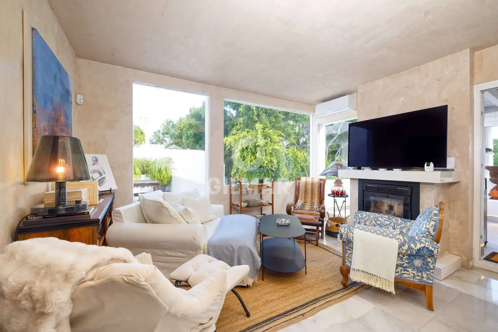 Wohnzimmer von Maisonette zum Verkauf in Estepona mit Heizung, Abstellraum und Balkon