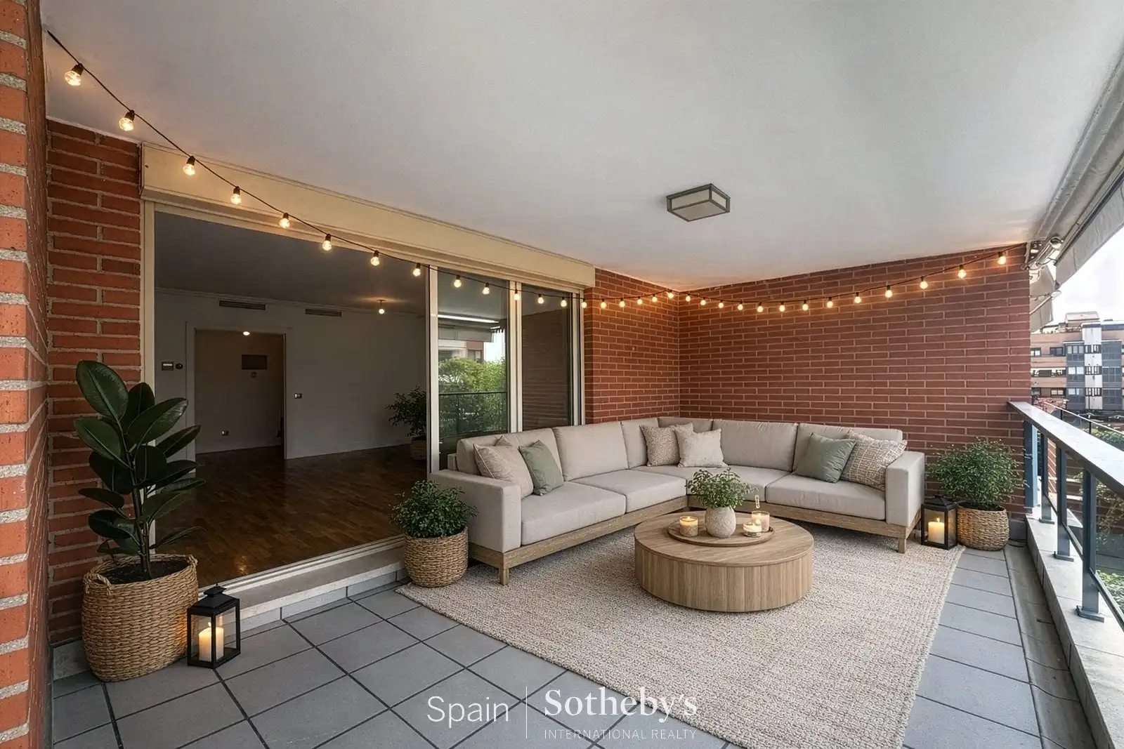 Terraza de Apartamento de alquiler en Pozuelo de Alarcón con Aire acondicionado, Calefacción y Terraza