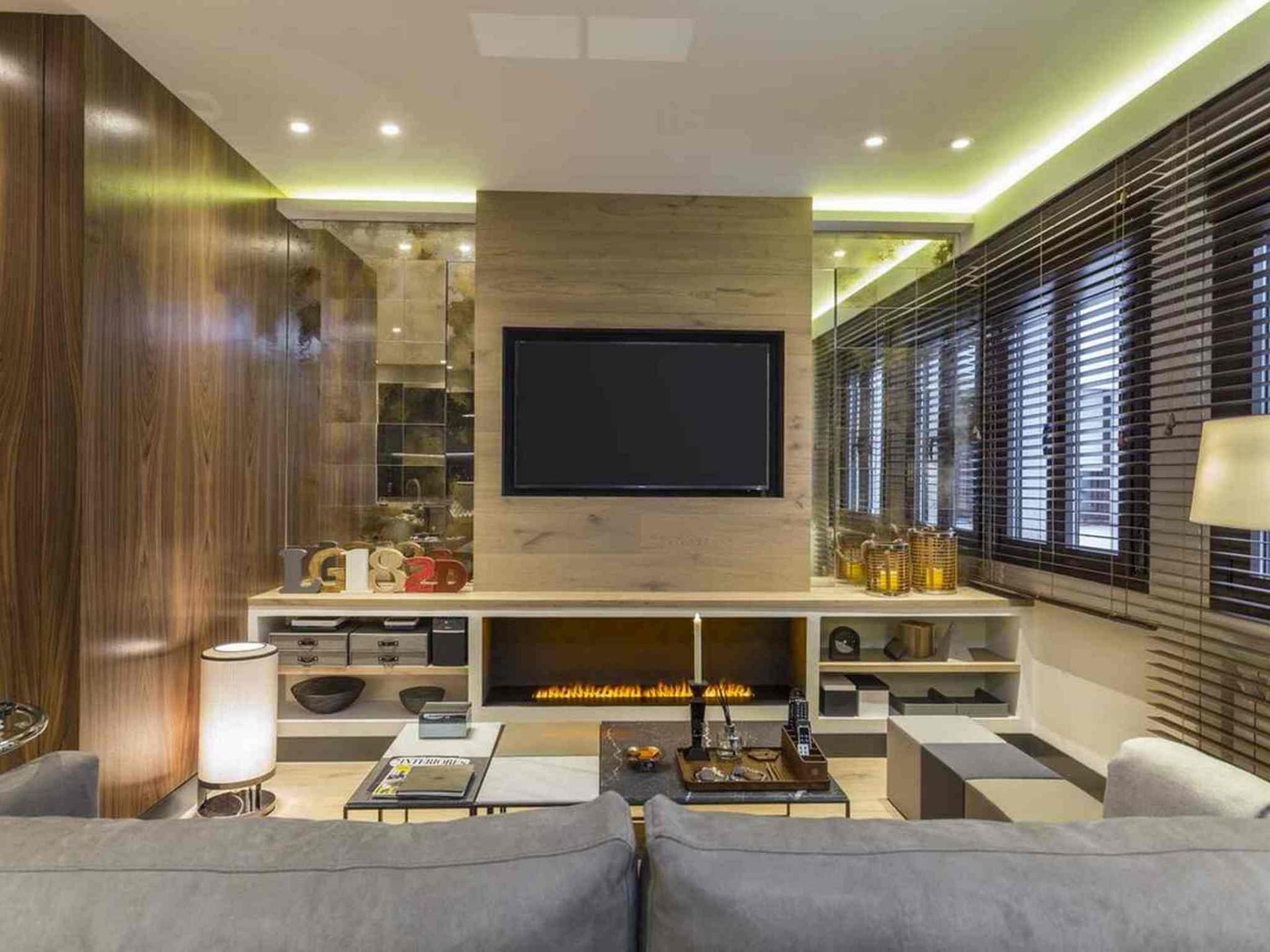 Sala d'estar de Pis de lloguer en Lloret de Mar amb Aire condicionat, Moblat i Microones