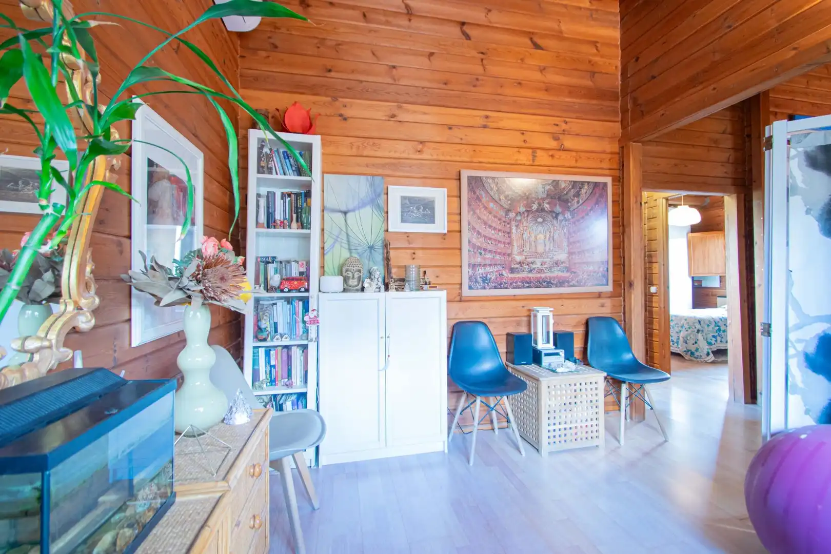Living room of Houses for sale in Mairena del Aljarafe  with Air Conditioner, Heating and Private garden