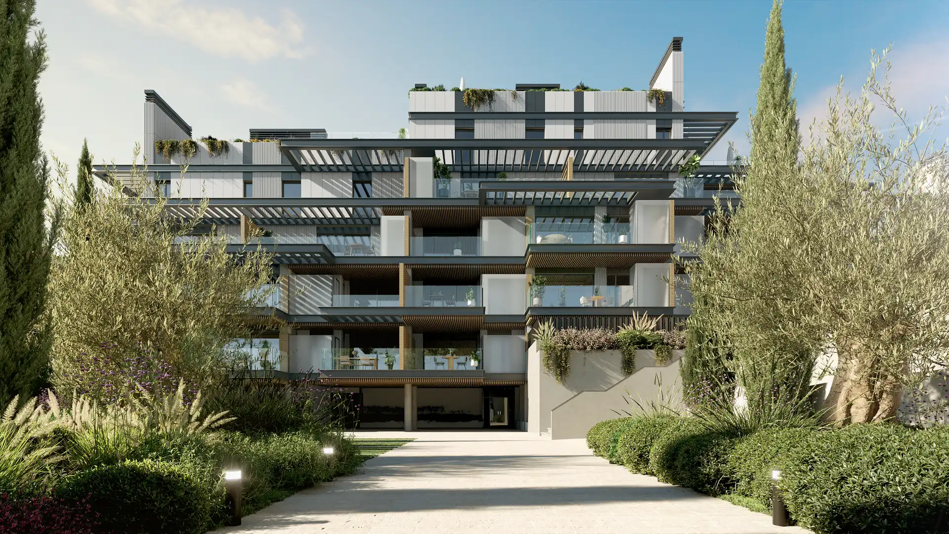 Vista exterior de Piso en venta en Madrid con Terraza, Trastero y Piscina