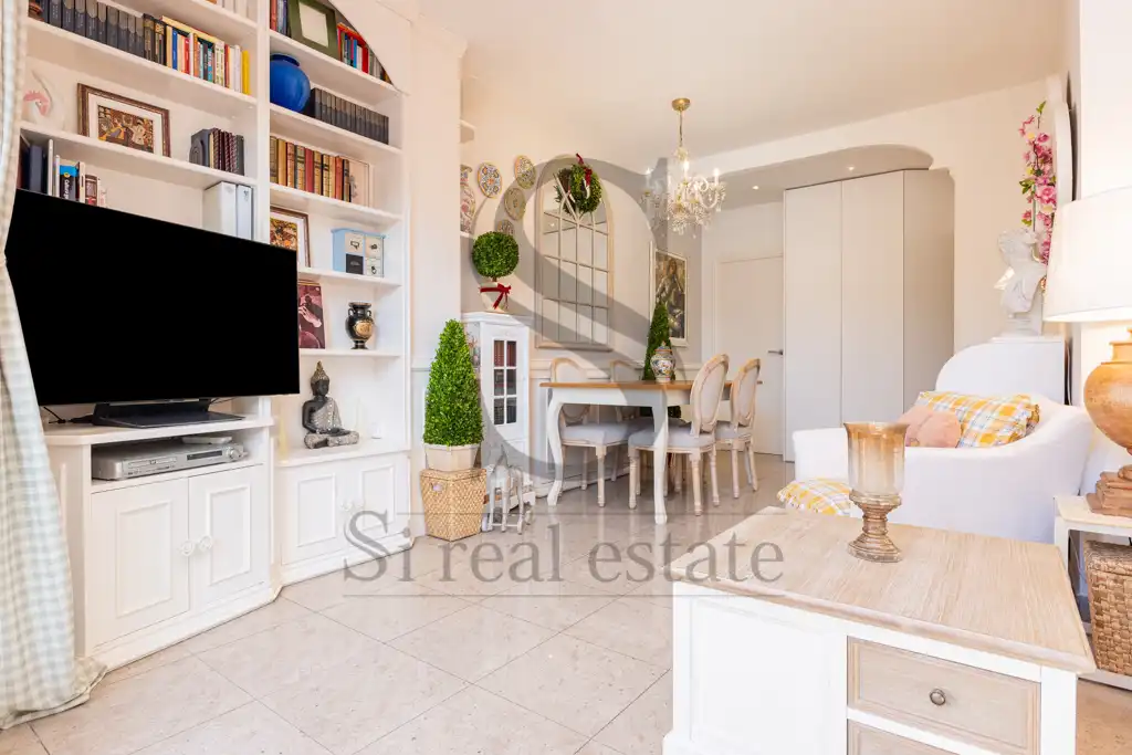 Wohnzimmer von Dachboden zum Verkauf in Barcelona mit Heizung, Terrasse und Abstellraum