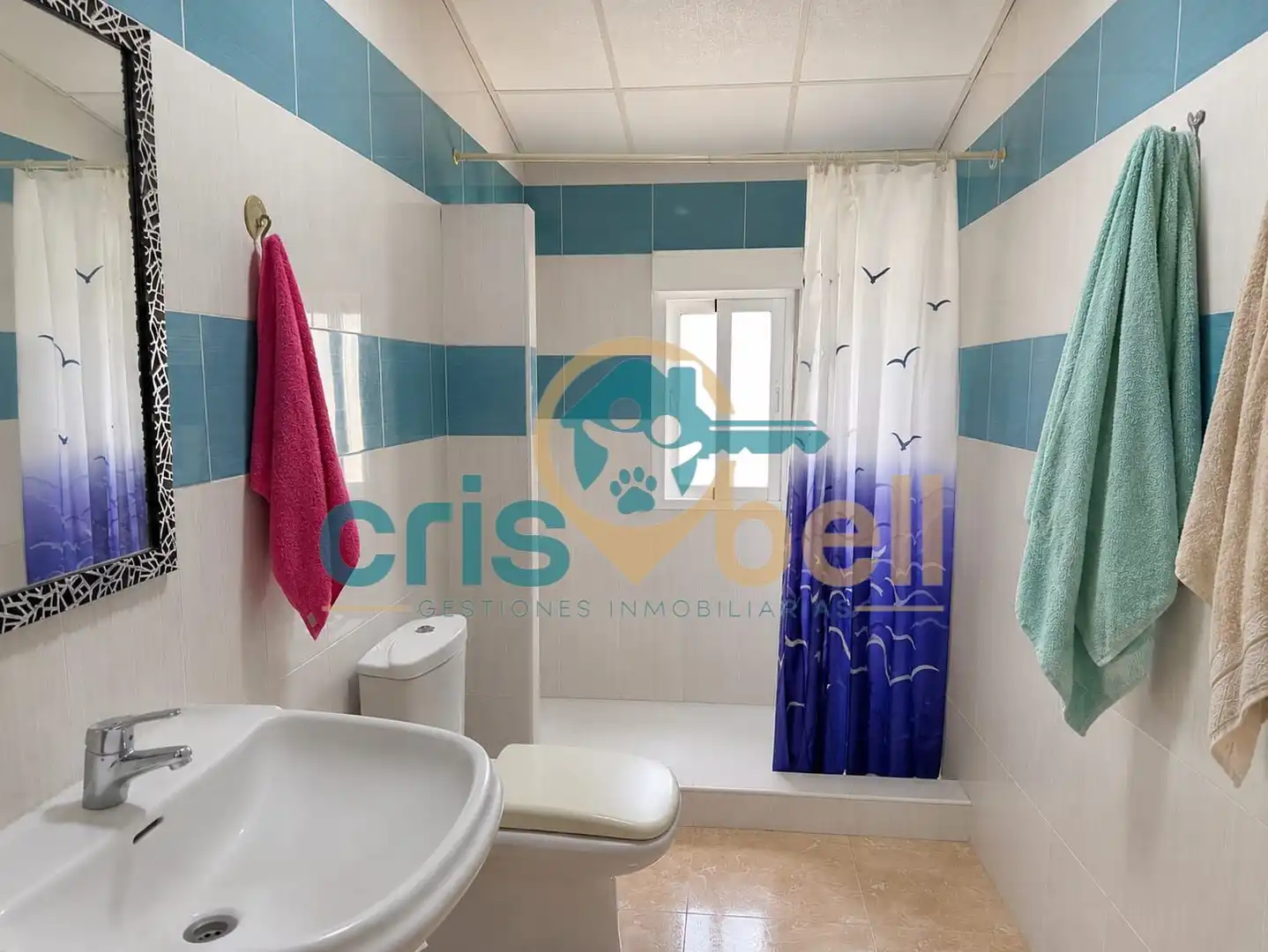 Baño de Casa o chalet en venta en Lorca con Aire acondicionado, Jardín privado y Amueblado