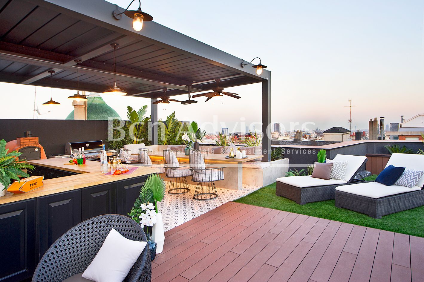 Terraza de Ático en venta en  Barcelona Capital con Aire acondicionado, Calefacción y Terraza