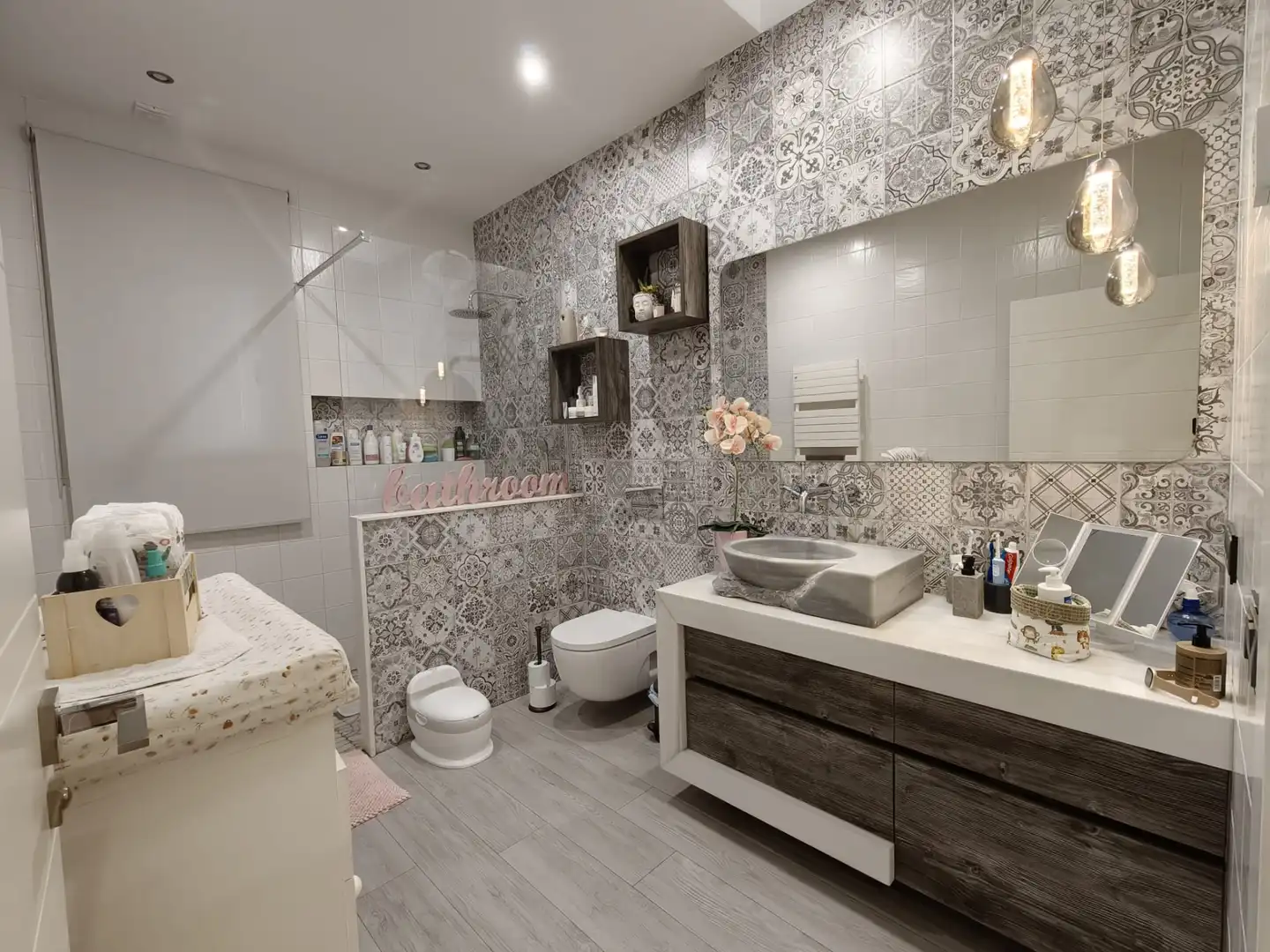 Baño de Casa o chalet en venta en Arenas de San Juan  con Aire acondicionado, Jardín privado y Terraza
