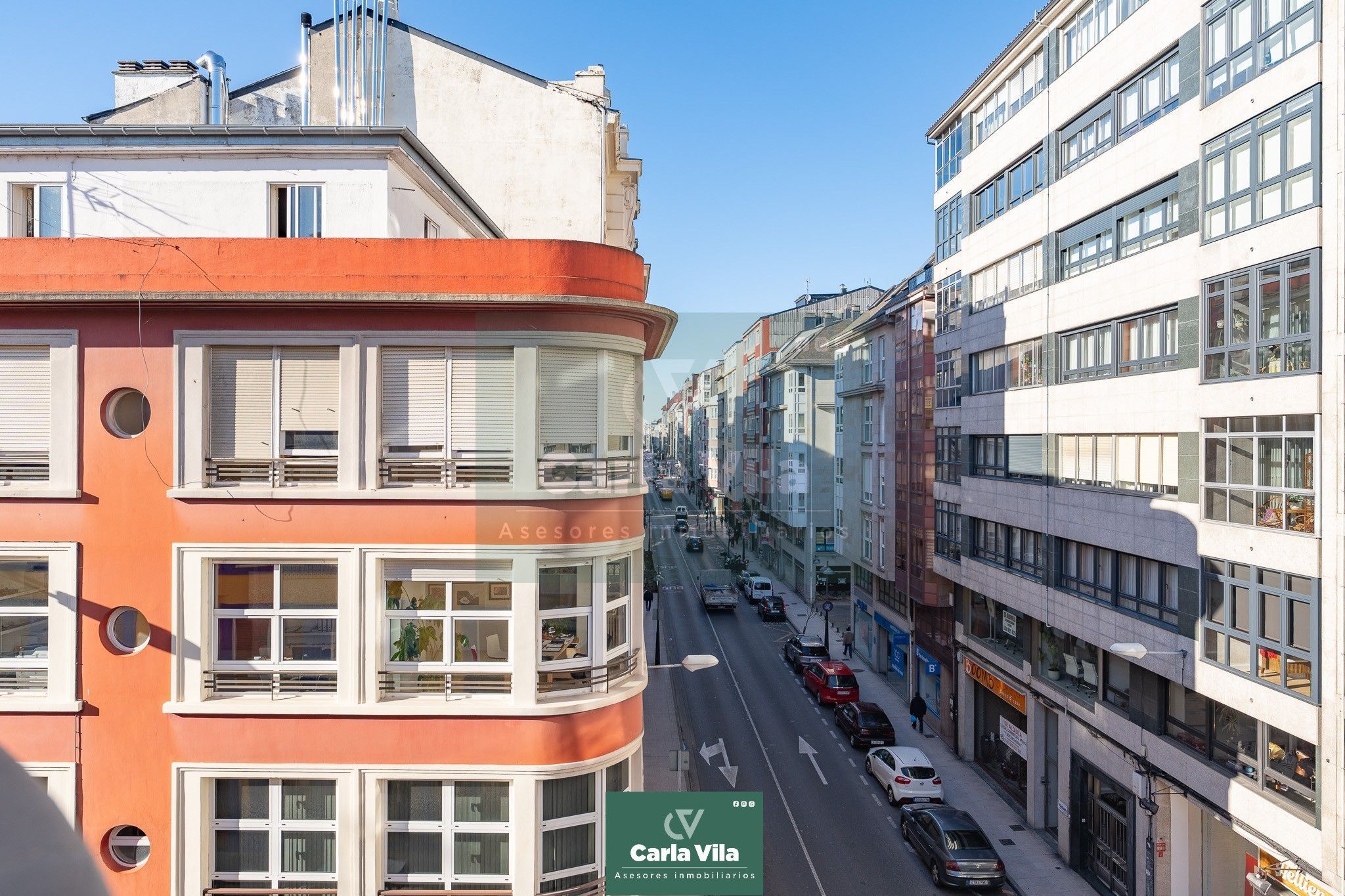 Vista exterior de Pis en venda en Lugo Capital amb Balcó