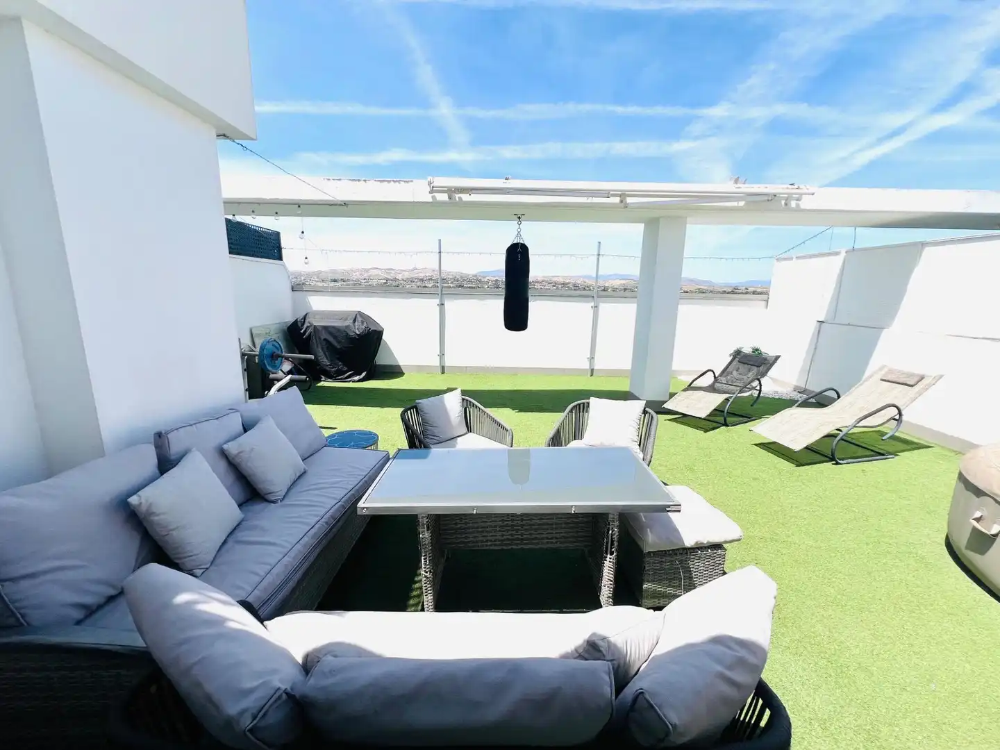 Terrace of Attic for sale in Elche / Elx  with Air Conditioner, Heating and Private garden