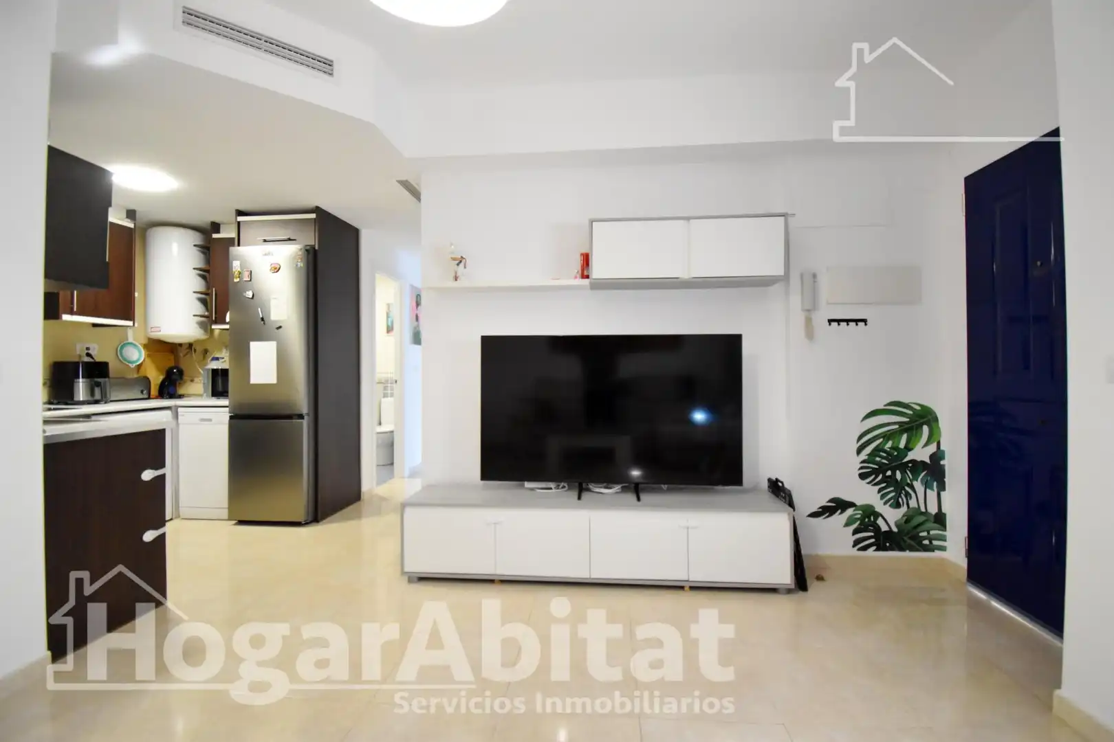 Sala de estar de Piso en venta en Bellreguard con Aire acondicionado, Calefacción y Jardín privado