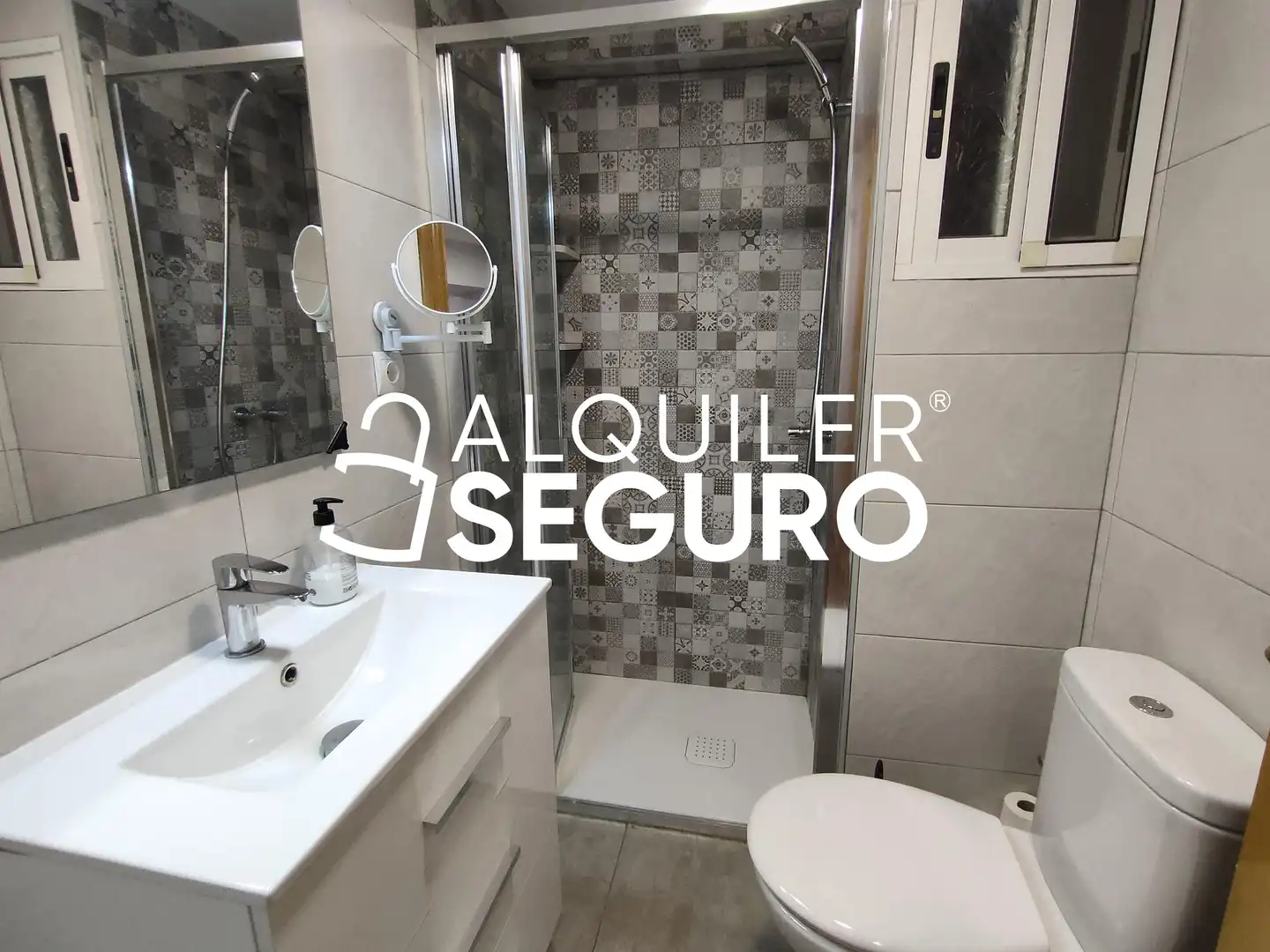 Baño de Piso de alquiler en Alboraya con Aire acondicionado, Calefacción y Terraza