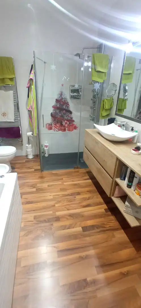 Baño de Casa o chalet en venta en La Pobla de Claramunt con Aire acondicionado, Calefacción y Jardín privado