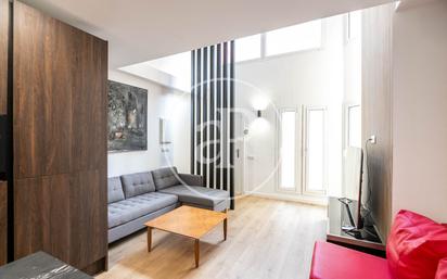 Living room of Flat for sale in  Barcelona Capital  with Air Conditioner and Heating