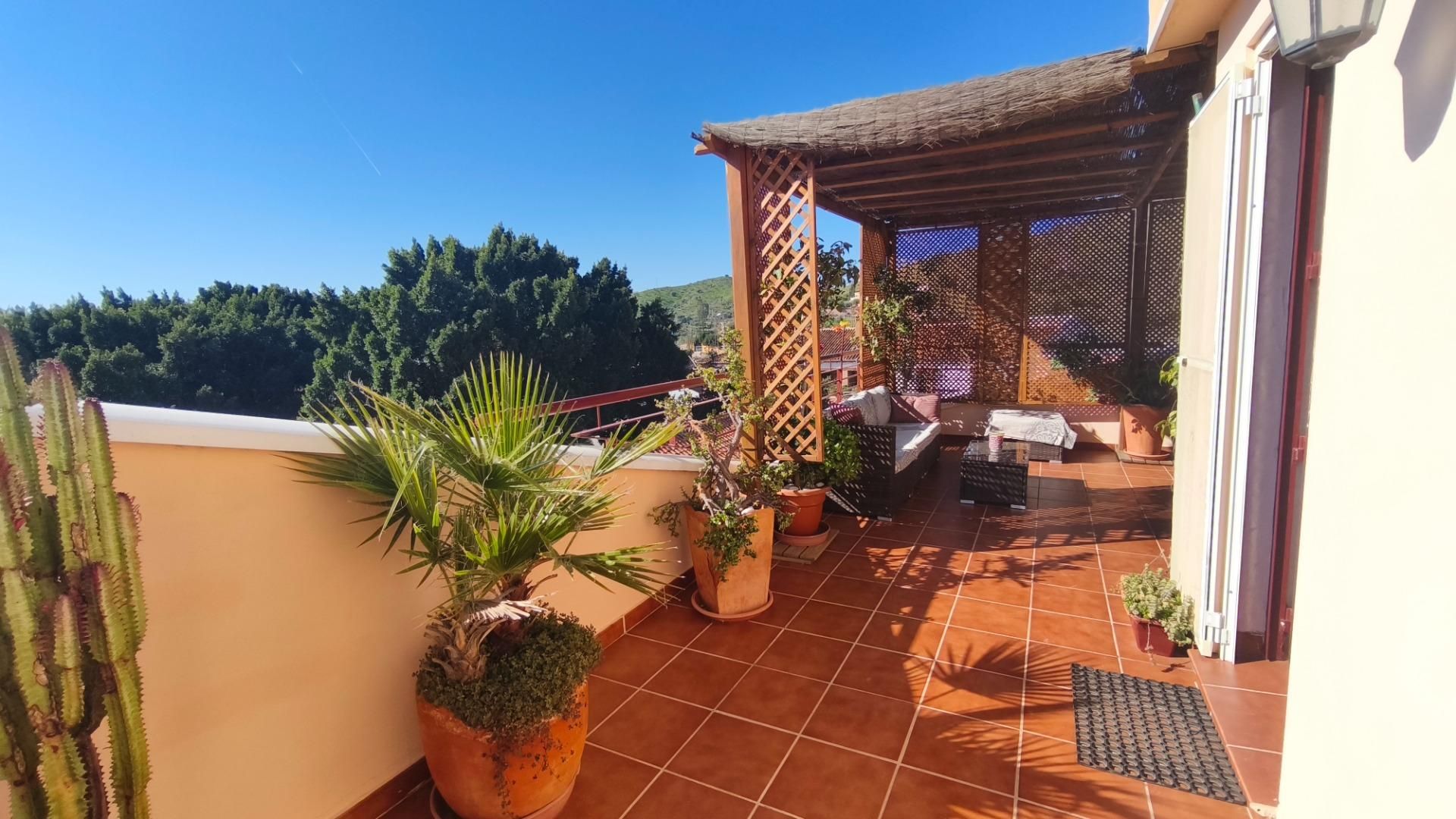 Terrace of Single-family semi-detached for sale in Málaga Capital  with Air Conditioner, Terrace and Storage room