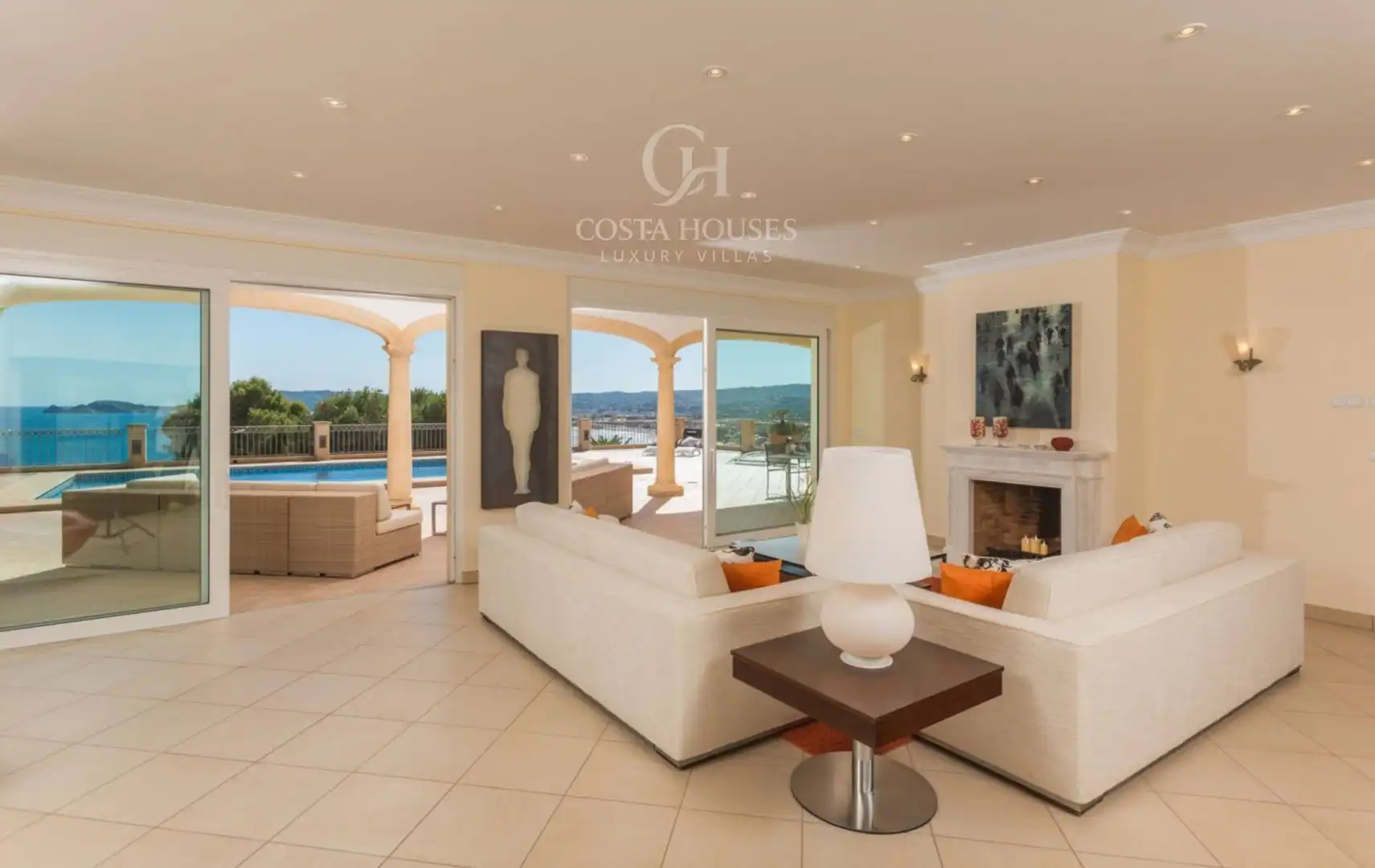 Living room of Houses for sale in Jávea / Xàbia  with Air Conditioner, Private garden and Terrace