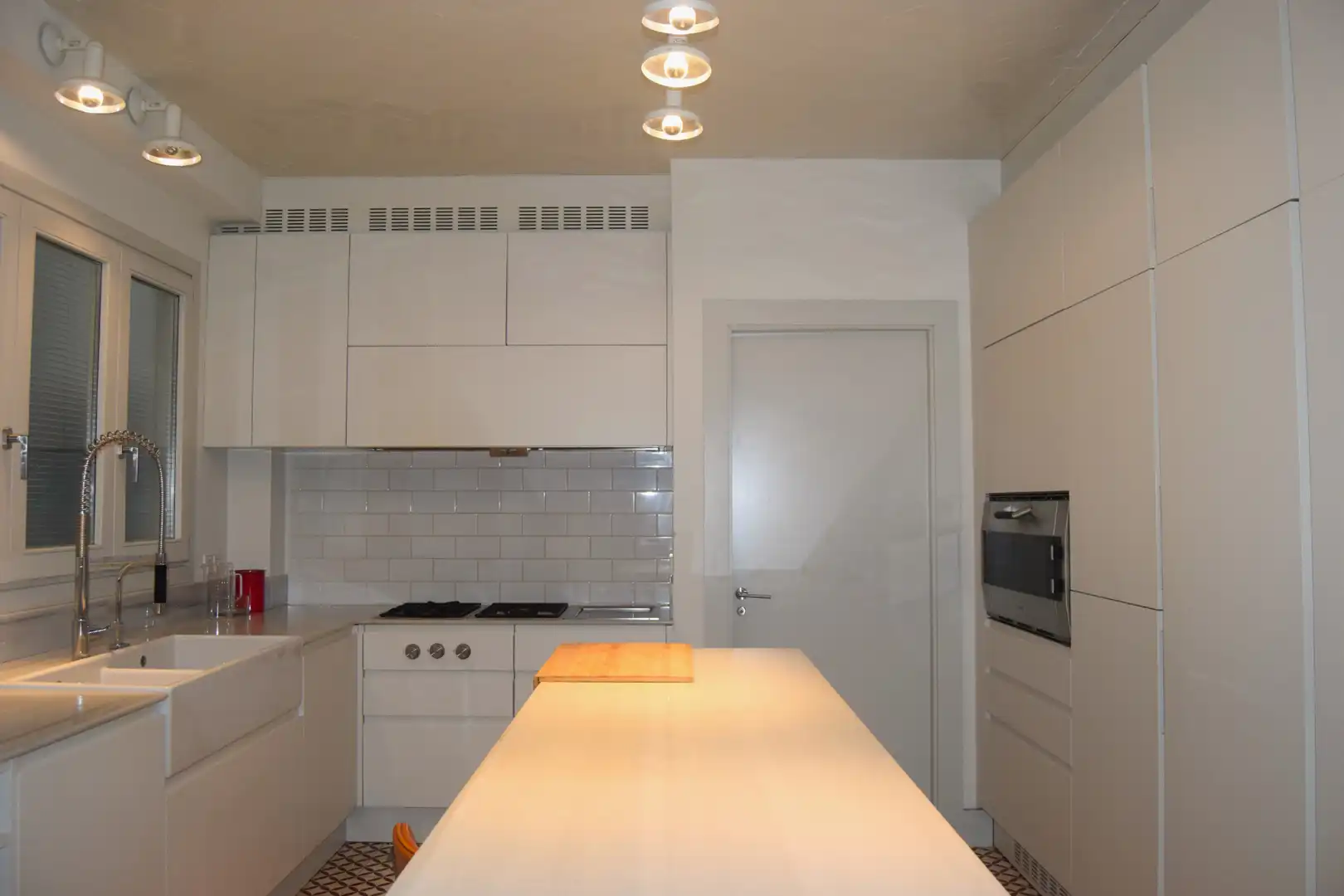 Cocina de Piso de alquiler en Barcelona con Aire acondicionado, Calefacción y Parquet