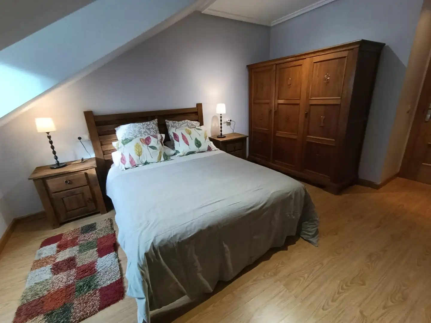 Bedroom of Apartments for sale in Aller  with Furnished